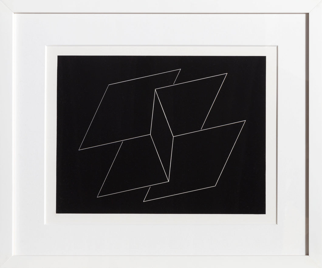 Problem in Linear Construction - P2, F10, I2 Screenprint | Josef Albers,{{product.type}}