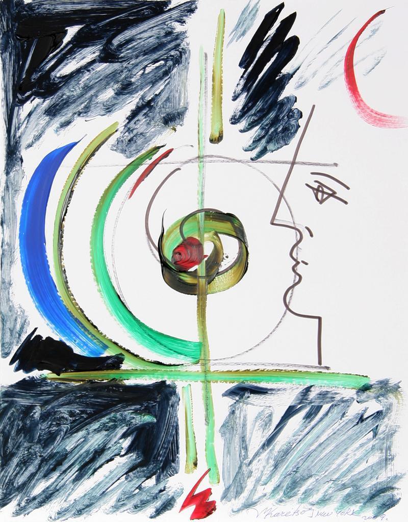 Profile and Sculpture II Mixed Media | Mara Karetsos,{{product.type}}