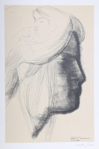 Profile from the Omaggio a Michelangelo Portfolio Poster | Emilio Greco,{{product.type}}
