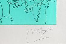 Profile, Heart and Vase Etching | Peter Max,{{product.type}}