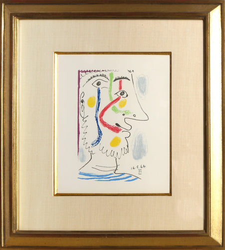 Profile III Lithograph | Pablo Picasso,{{product.type}}