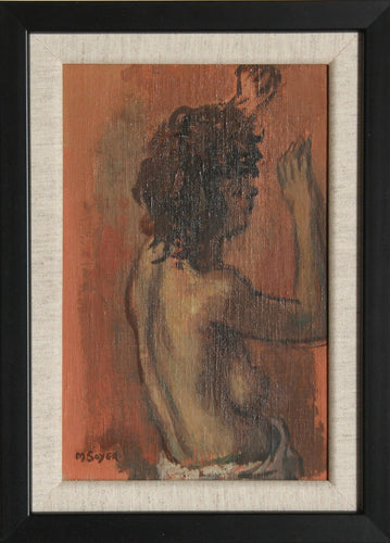 Profile of a Nude Woman Oil | Moses Soyer,{{product.type}}