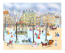 Promenade at the Square Lithograph | Claude Tabet,{{product.type}}