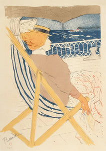 Promenade en Yacht Lithograph | Henri de Toulouse-Lautrec,{{product.type}}