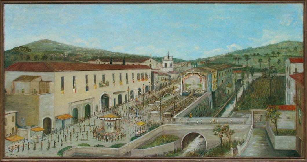 Promenade with Carousel and Stage Oil | Emile Greci,{{product.type}}