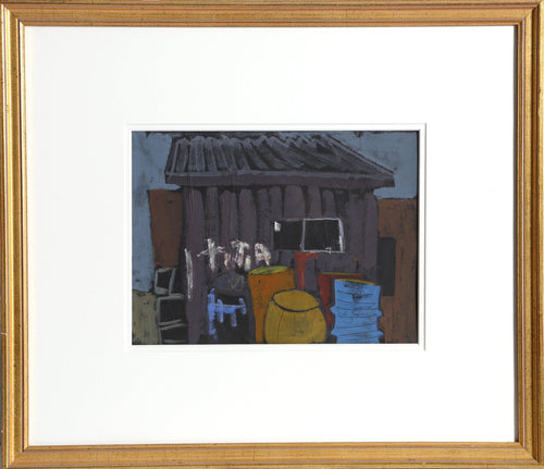 Provincetown Dock Gouache | Joseph Solman,{{product.type}}