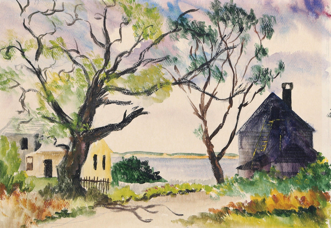 Provincetown (P5.16) Watercolor | Eve Nethercott,{{product.type}}