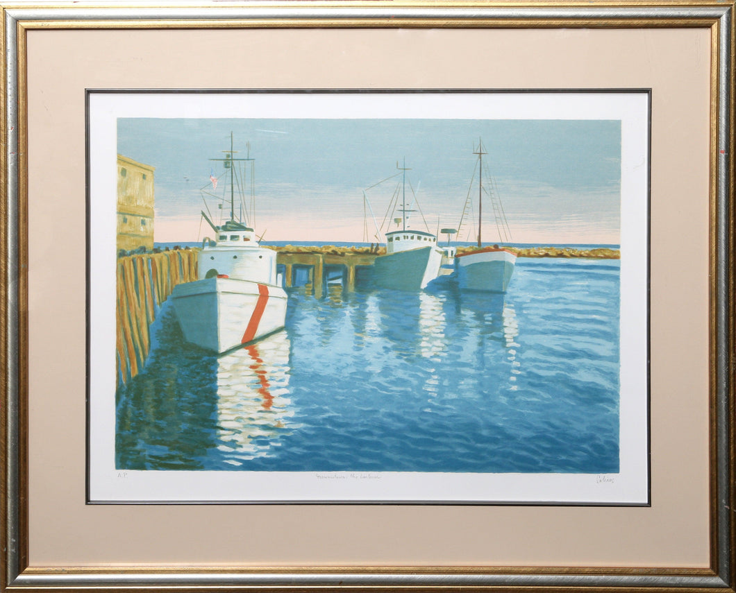 Provincetown, The Harbor Lithograph | Laurent Marcel Salinas,{{product.type}}