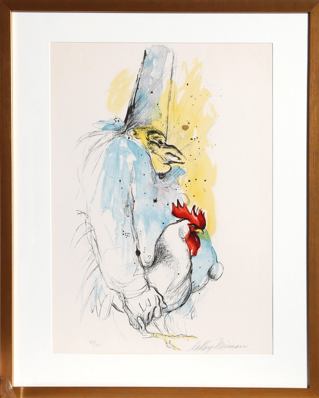 Punchinello Lithograph | LeRoy Neiman,{{product.type}}