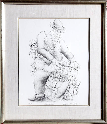 Puppet Vendor Lithograph | Seymour Rosenthal,{{product.type}}