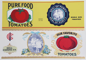 Pure Food Tomatoes Screenprint | Barbara Cesery,{{product.type}}