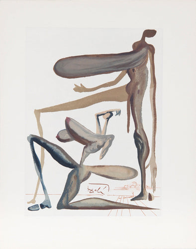 Purgatory Canto 21 Woodcut | Salvador Dalí,{{product.type}}