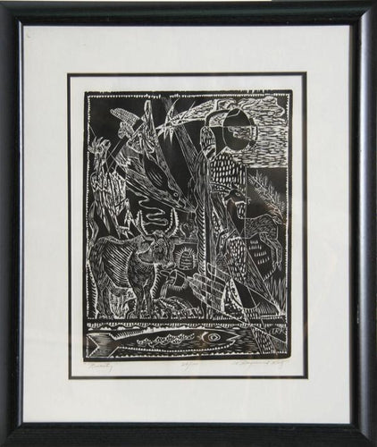 Purity from The Mishna Portfolio Woodcut | Alexander Raymond Katz,{{product.type}}