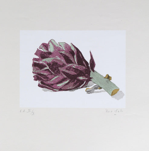 Purple Artichoke Screenprint | Unknown Artist,{{product.type}}