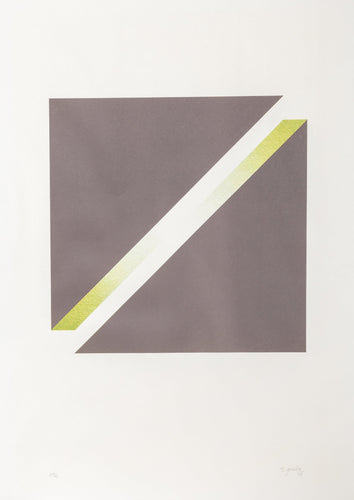 Purple Divided Square Screenprint | Unknown Artist,{{product.type}}