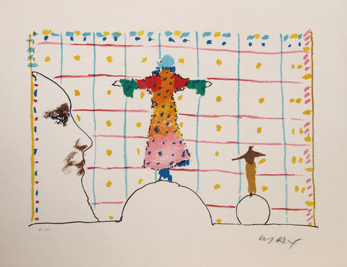 Quadrillage Lithograph | Peter Max,{{product.type}}