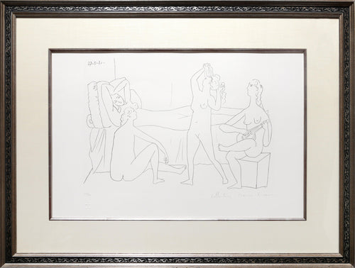 Quatre Nus au Harem Lithograph | Pablo Picasso,{{product.type}}
