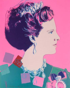 Queen Margrethe II of Denmark (FS II.345) Screenprint | Andy Warhol,{{product.type}}