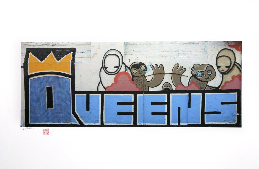 Queens from the New York Graffiti Series Digital | Jonathan Singer,{{product.type}}