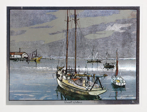 Quiet Waters Mixed Media | Lionel Barrymore,{{product.type}}