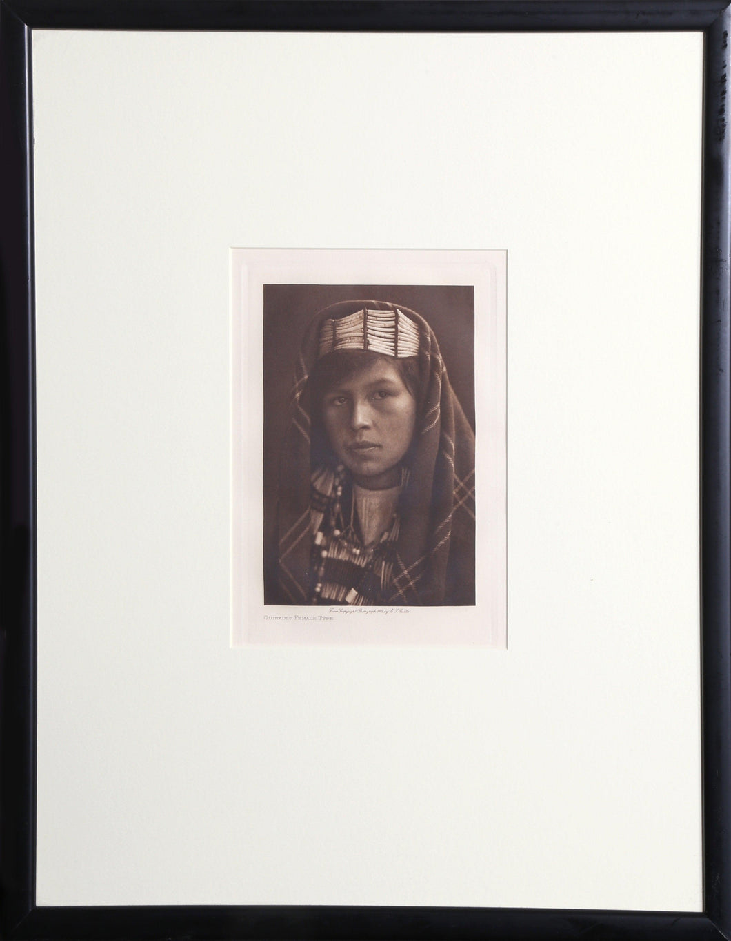 Quinault Female Etching | Edward Sheriff Curtis,{{product.type}}