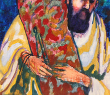 Rabbi with Torah 4 Oil | Donald Roy Purdy,{{product.type}}