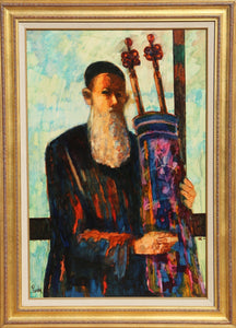Rabbi with Torah Oil | Donald Roy Purdy,{{product.type}}