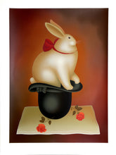Rabbit in Hat Screenprint | Igor Galanin,{{product.type}}