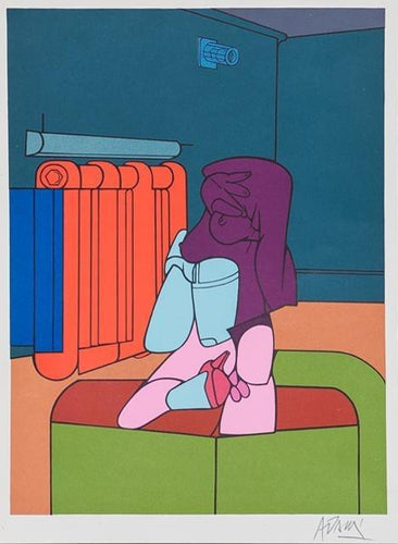 Radiator from Derriere Le Miroir Lithograph | Valerio Adami,{{product.type}}