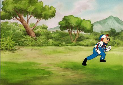 Raggedy Andy Running Comic Book / Animation | Jeff Hall,{{product.type}}