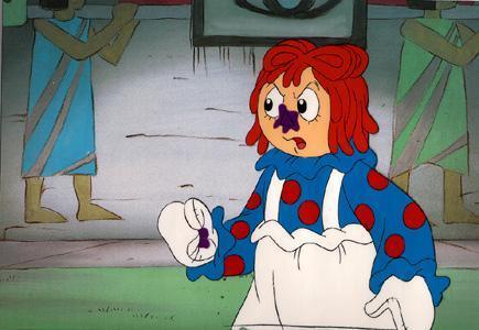 Raggedy Ann Angry with Egyptian Background Comic Book / Animation | Jeff Hall,{{product.type}}