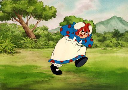 Raggedy Ann Running Away Comic Book / Animation | Jeff Hall,{{product.type}}