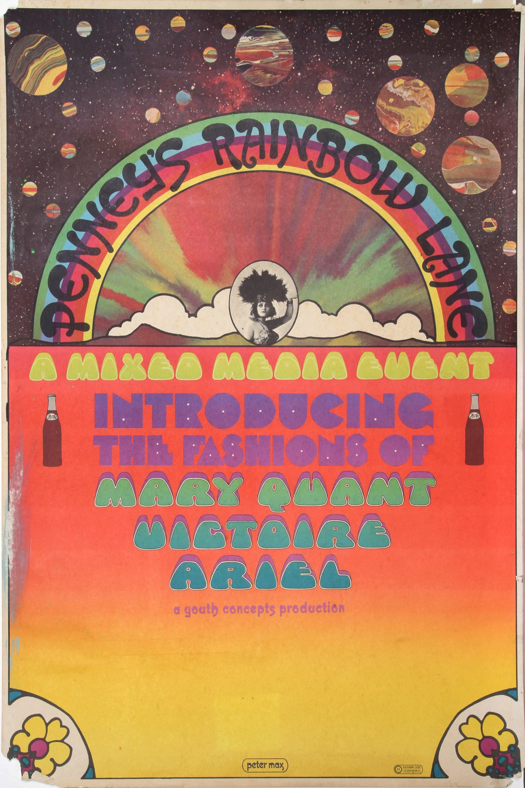 Rainbow Lane Poster | Peter Max,{{product.type}}