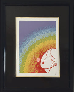 Rainbows in Blossom Screenprint | Erté,{{product.type}}