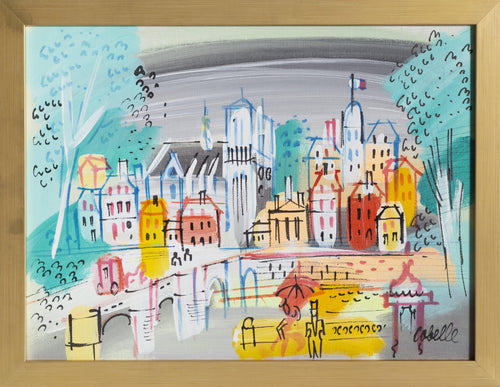 Rainy Parisian Day Acrylic | Charles Cobelle,{{product.type}}