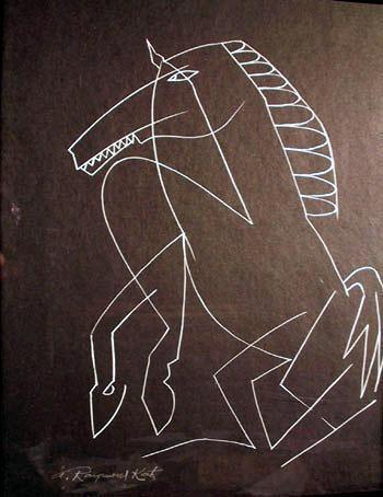 Rampling horse Ink | Alexander Raymond Katz,{{product.type}}