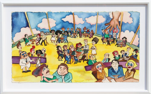 Rear Windows Watercolor | David Sperry,{{product.type}}