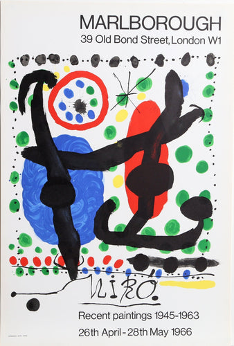 Recent Paintings 1945-1963 Exhibition Poster | Joan Miro,{{product.type}}
