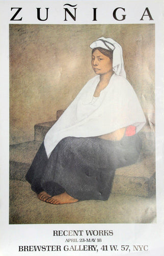 Recent Works - Brewster Gallery Exhibition Poster | Francisco Zuniga,{{product.type}}