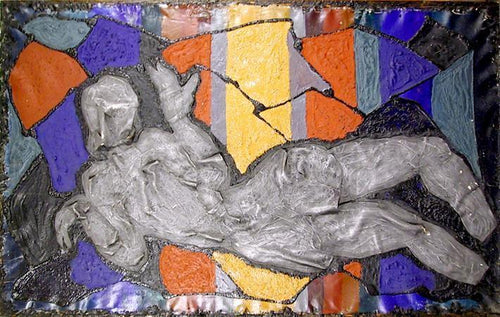 Reclining Figure Mixed Media | Alexander Raymond Katz,{{product.type}}