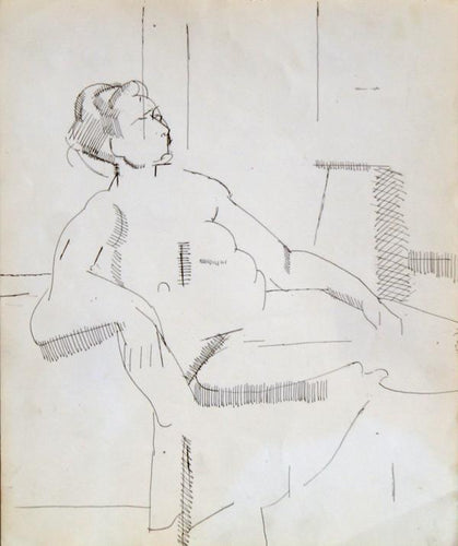 Reclining Nude in Studio II Ink | Robert Blackburn,{{product.type}}