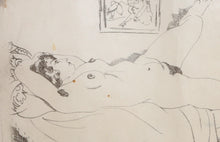 Reclining Nude Lithograph | Emil Ganso,{{product.type}}
