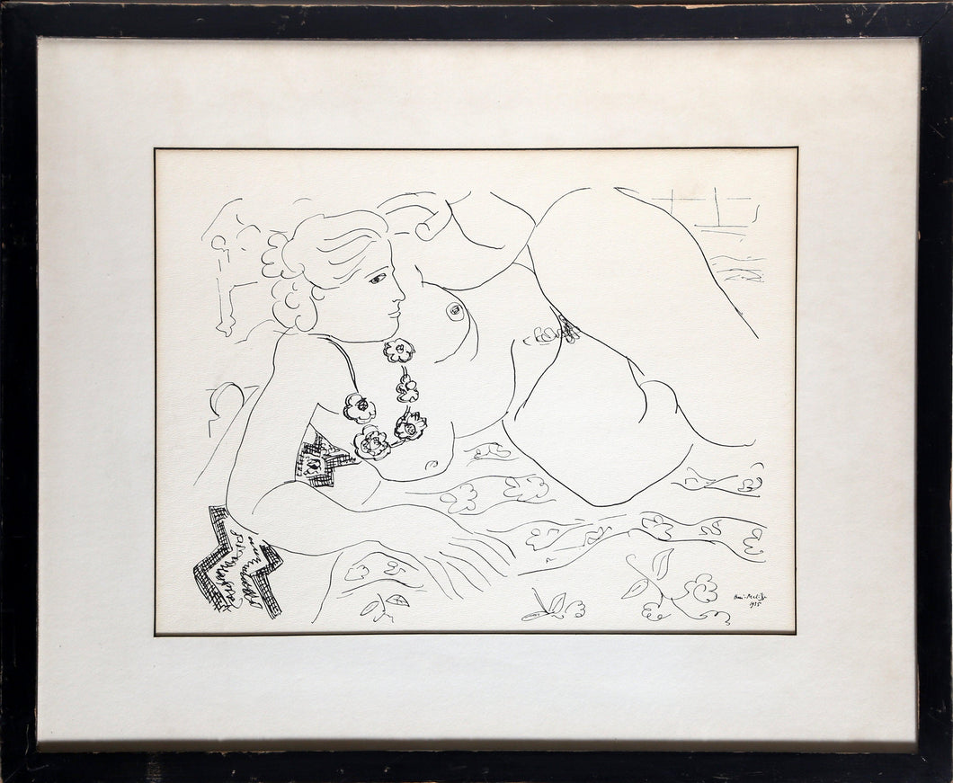 Reclining Nude Lithograph | Henri Matisse,{{product.type}}