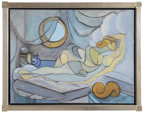 Reclining Nude Oil | Benjamin Benno,{{product.type}}