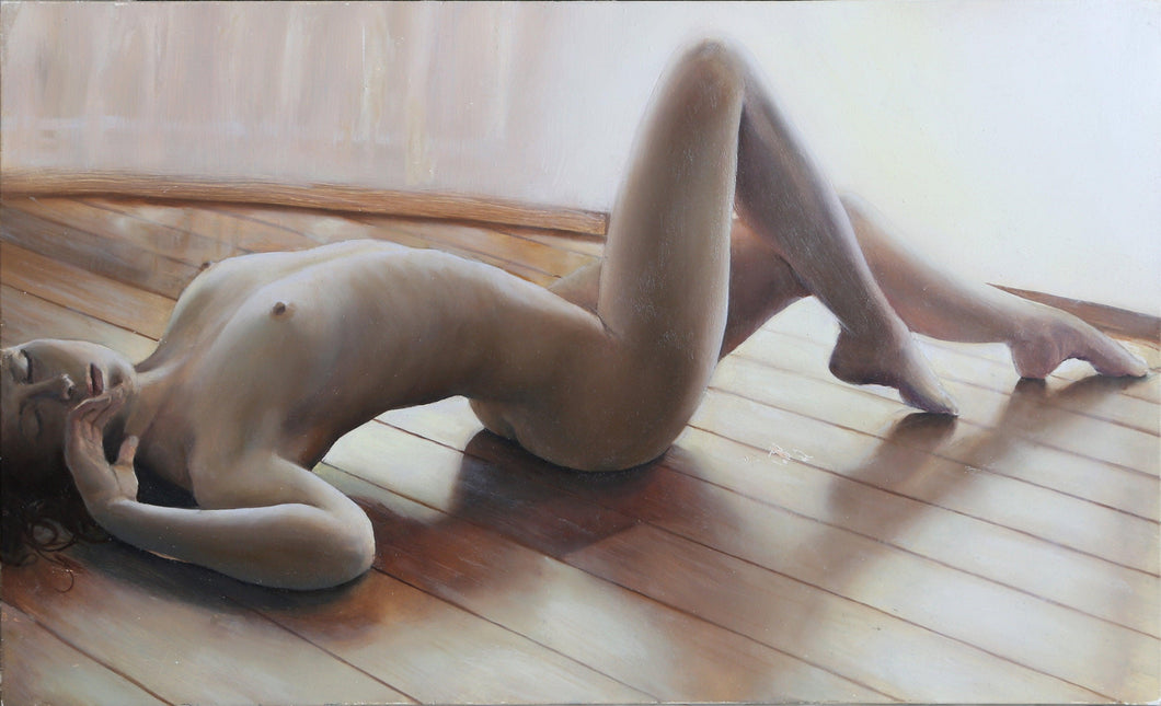 Reclining Nude Oil | Esteban Corporan,{{product.type}}