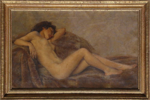 Reclining Nude Oil | Paul Sieffert,{{product.type}}