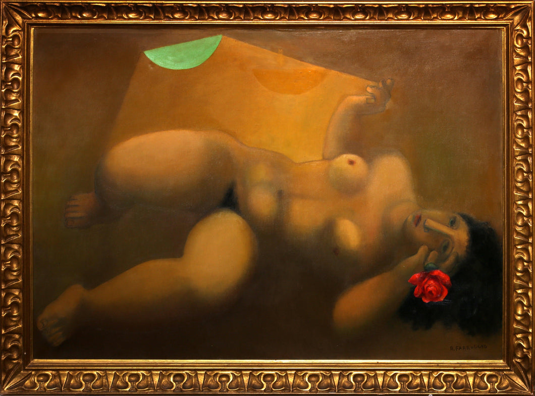 Reclining Nude with Rose Oil | Remo Farruggio,{{product.type}}