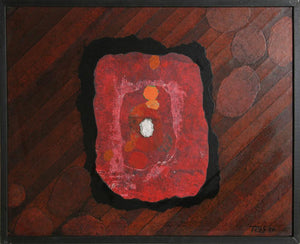 Red Abstract Passage Acrylic | Dan Teis,{{product.type}}