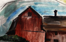 Red Barn Watercolor | Chris Ritter,{{product.type}}