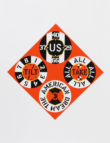 Red Diamond from the American Dream Portfolio Screenprint | Robert Indiana,{{product.type}}